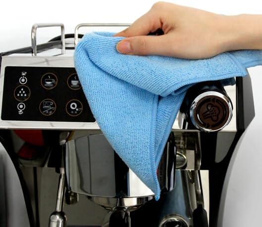 DRI Professional Extra-Thick Microfiber Cleaning Cloth 12 Pack Blue (16IN x 16IN, 300GSM, Commercial Grade All-Purpose Microfiber Highly Absorbent, LINT-Free, Streak-Free Cleaning Towels)