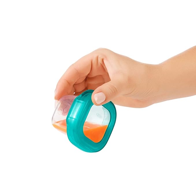 OXO Tot Baby Blocks Freezer Storage Containers 2 Oz - Teal