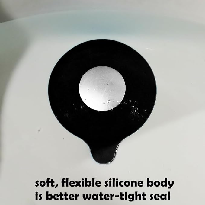 Seatery Bathroom Sink Stopper, Tub Stopper, Bathtub Drain Stopper, Bath Tub Plug, Bathtub Drain Cover, Bathtub Drain Plug, Sink Drain Cover