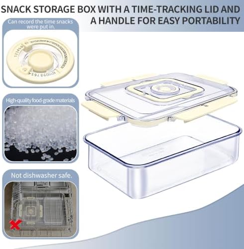 Stainless Steel Snack Box Container with Ice Pack, Insulated Bag&4 Forks