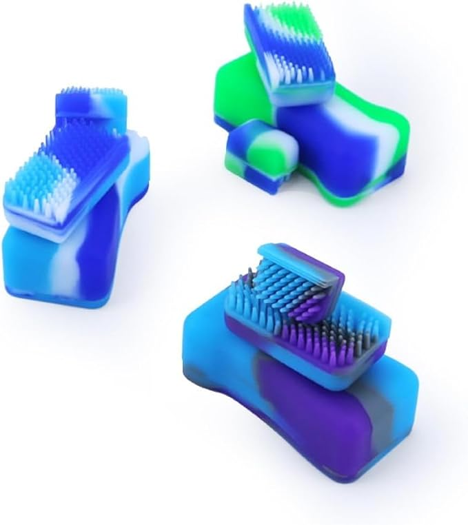 Green Piece Magnetic Glass Cleaner Kit - 2 x 16oz Bottles + Purple Magnet Scrubber