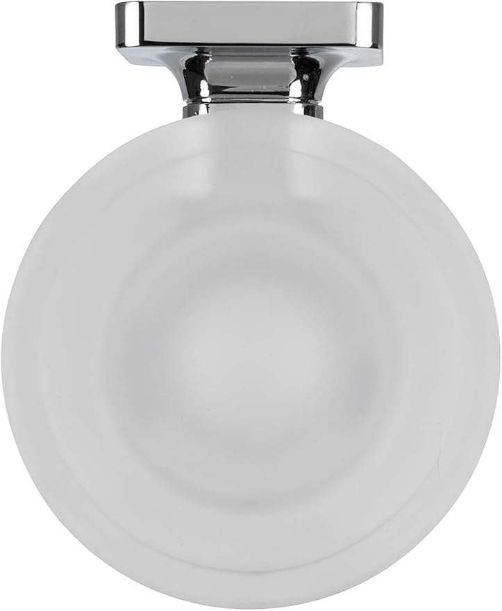Croydex Flexi-Fix Easy to Fit Shoreditch Soap Dish and Holder with Zinc Alloy Construction, Chrome