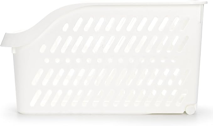 4 Pack Plastic Under Sink Organizer with Wheels