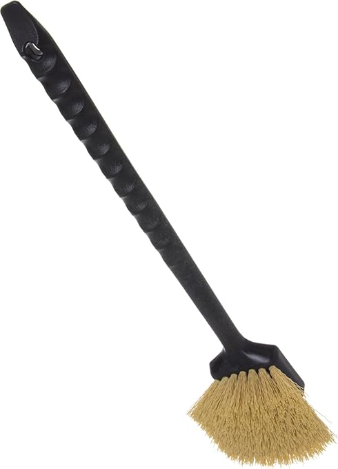 SPARTA 36505L00 Plastic Utility Brush, Scrub Brush With Long Handle For Kitchen, Restaurant, Home , 20 Inches, Black