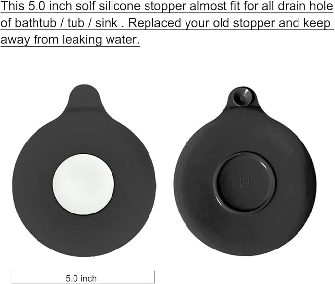 Seatery Bathroom Sink Stopper, Tub Stopper, Bathtub Drain Stopper, Bath Tub Plug, Bathtub Drain Cover, Bathtub Drain Plug, Sink Drain Cover