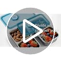 Stainless Steel Snack Containers, 6-Pack Reusable Grab and Go Containers with Lids, Dual Compartment Bento Box for Travel, Camping & Lunch Prep
