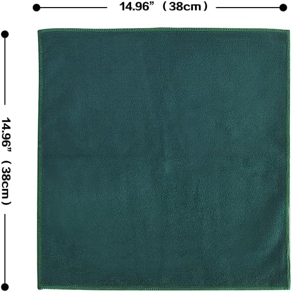 8 Pack Cleaning Cloths, Reusable Microfiber Cloth, Nanoscale Cleaning Cloth Lint Free Cloth Easy Clean Mixed [red+Green]