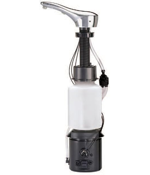 Bobrick B-828 Soap Dispenser, SureFlo Battery Powered Automatic Lavatory Mount Foam - Chrome