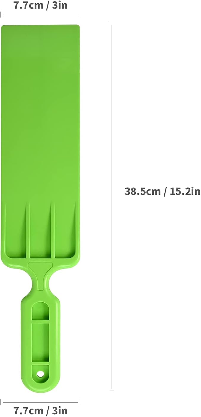 NEWISHTOOL Long Reach Auto Bulldozer Squeegee, Mini Paddle Scrubber for Window Tint Film Installing and Vehicle Windshield/Rear Window Glass Cleaning