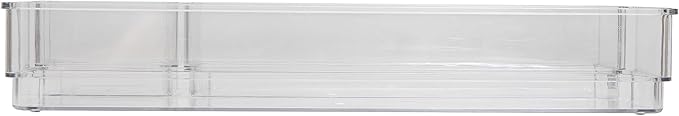 Martha Stewart Miles Plastic Stackable Office Desk Drawer Organizers, Set of 6