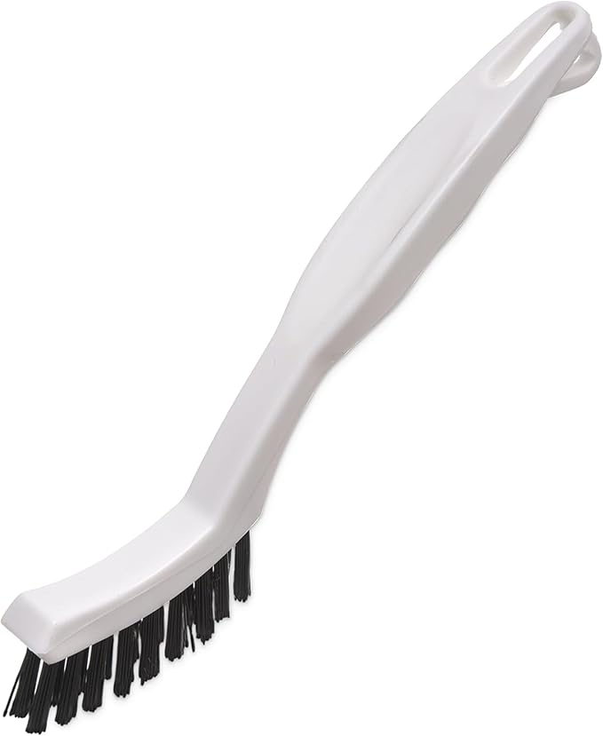 SPARTA Flo-Pac Grout Brush Crevice Brush, Detail Brush, Nylon, 8 Inches, White