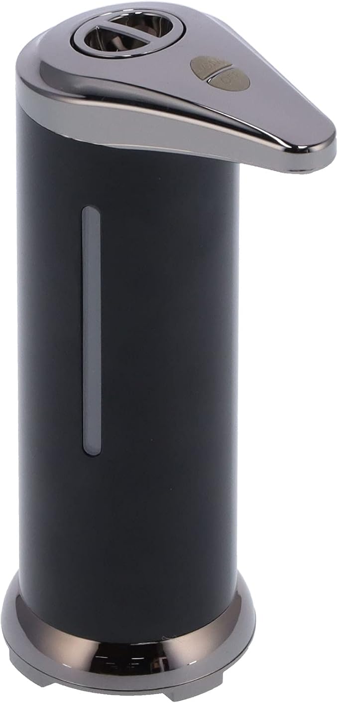 250ml Soap Dispenser, Automatic Soap Dispenser Touchless Touchless Hand Soap Dispenser for Home Bathroom Kitchen School Hotel (Black)