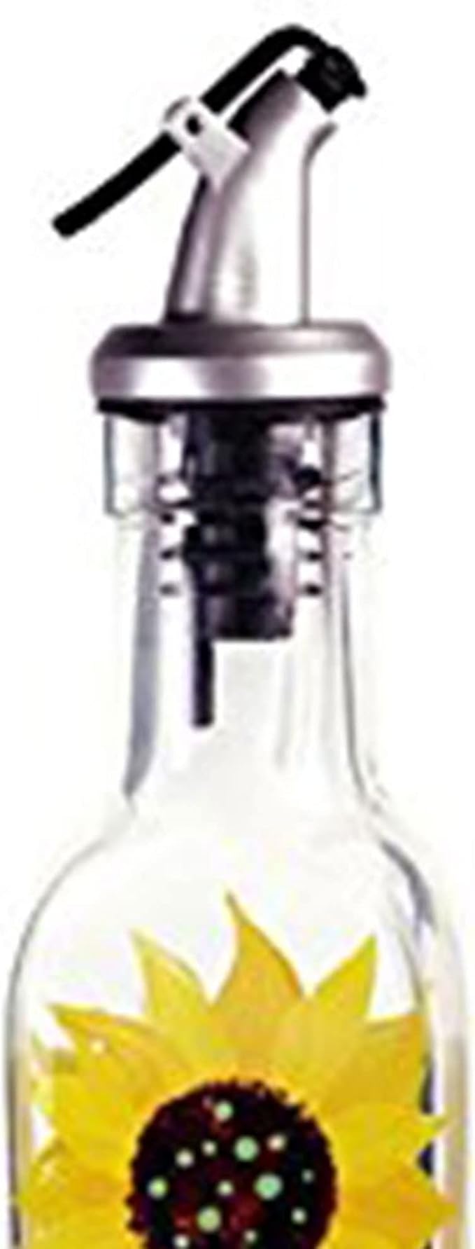 Grant Howard Glass Sunflower Oil & Vinegar Bottle