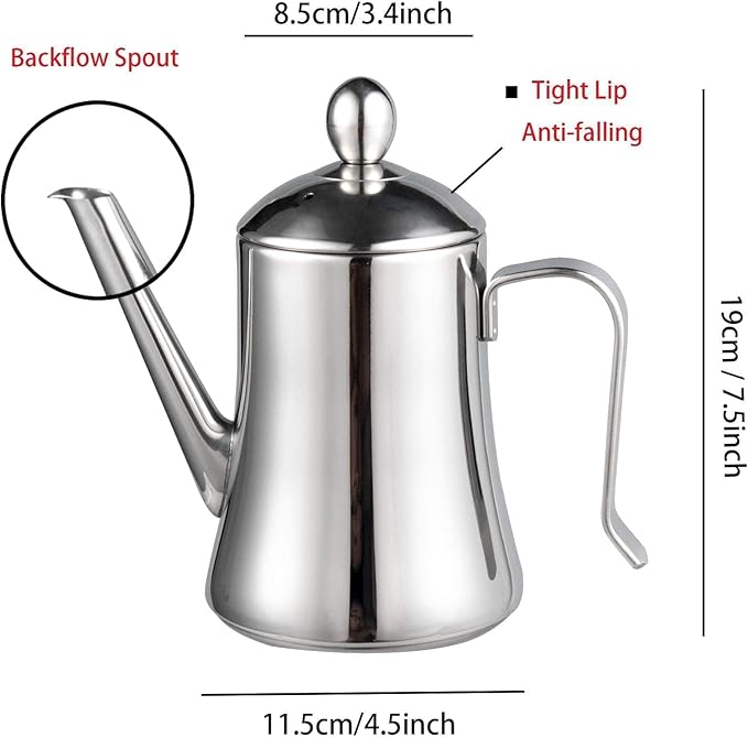 IMEEA 34oz Large Olive Oil Dispenser SUS304 Stainless Steel Oil Bottle for Cooking Kitchen Oil Storage Container with Drip-Free Spout