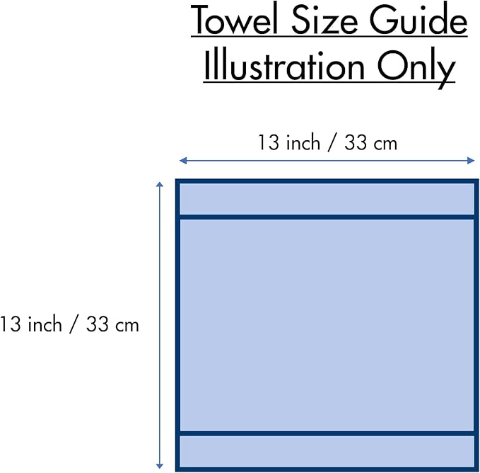 Bumble Premium Dish Cloths 13"x13" (6 Pack) | 100% Natural Ring Spun Cotton | 400 GSM | Highly Absorbent & Soft |Yarn Dyed & Solid Dyed Terry Dish Cloth Set - Grey