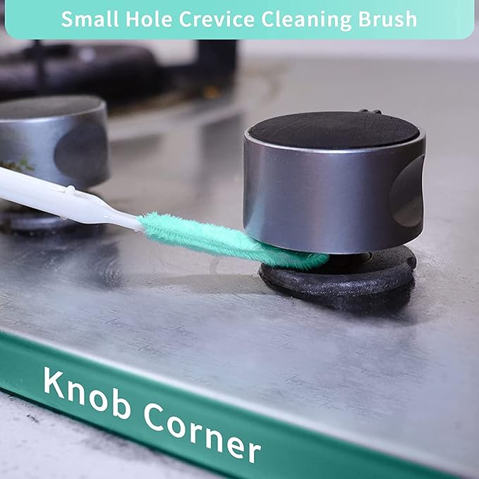 Lumkew Small Cleaning Brushes for Small Spaces, Tiny Household Cleaning Supplies Tools