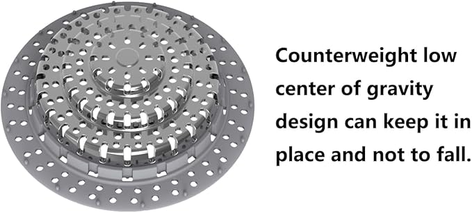 XAJOON Bathtub Drain Hair Catcher，Bathtub Protector Suitable for Bathroom Bathtub, Pop-Up Drains. (Patented Product)