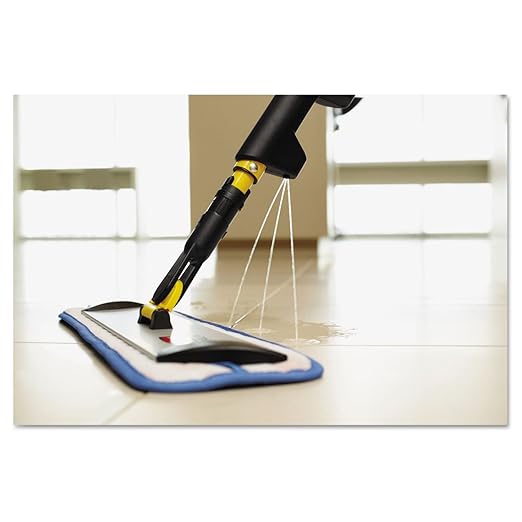 Rubbermaid Commercial 1835528 Products Pulse Microfiber Floor Cleaning System, Handle with Single-Sided Mop Frame, Yellow