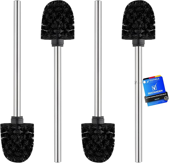 Ibergrif Bathroom Brushes, Stainless Steel, Silver, One Size