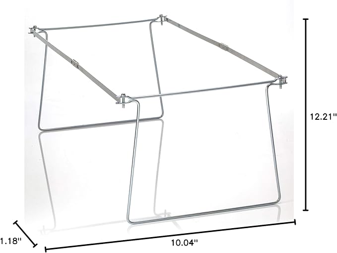 Officemate Hanging File Frame, 24-27, Letter Size, Steel, 4 Sets (91965) (Pack of 6)