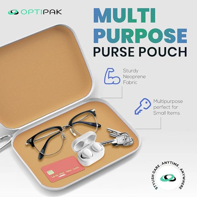 Sparkle Anti-Reflective Safe Lens Cleaner Spray Kit - (2) 1oz Glasses Cleaner Spray, (5) Pre-Moistened Lens Wipes & (1) Travel Pouch for Eyeglasses