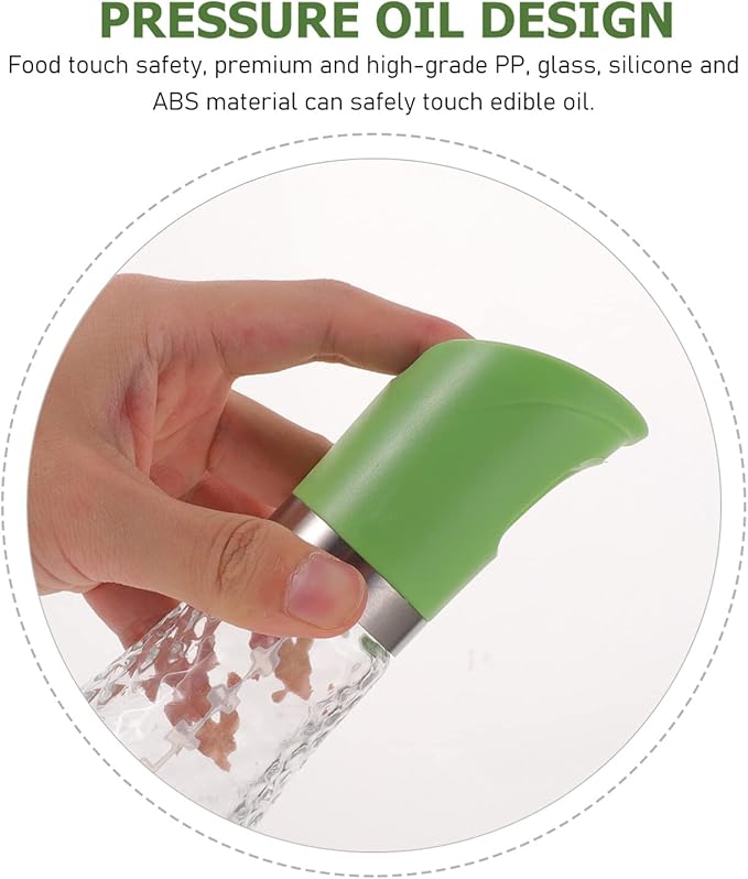 CALLARON Oil Sprayer Sauce Bottle 260ml Press Type Oil Dispenser Kitchen Mister for Cooking