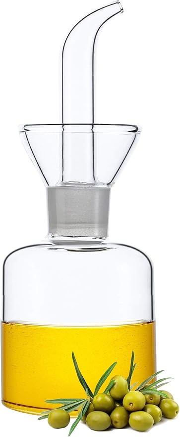 HAIZEEN 5 oz / 150ml Olive Oil Dispenser with Non Drip Spout, Perfect for Kitchen, BBQ & Bathroom