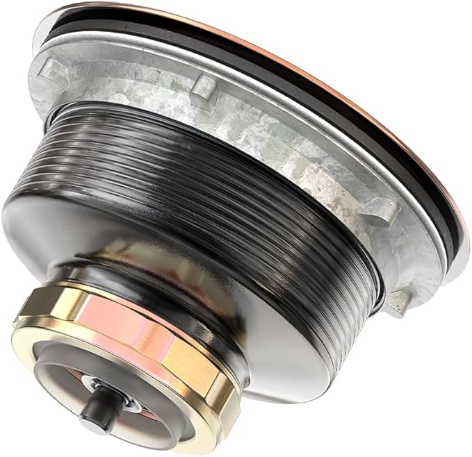 KONE 3.5" Copper Sink Drain - Stainless Steel Strainer