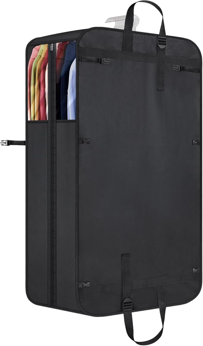 Garment Bags for Hanging Clothes, 50" Heavy Duty Suit Bags
