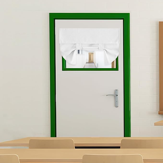 RYB HOME Classroom Door Window Cover, Privacy Sunlight Shades for Classroom Windows and Doors Cover Lockdown Shades