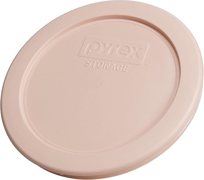 Pyrex Food Storage Plastic Replacement Lid Set (White Mint, Rosewater Pink, Tranquil Green, Tarragon Green)