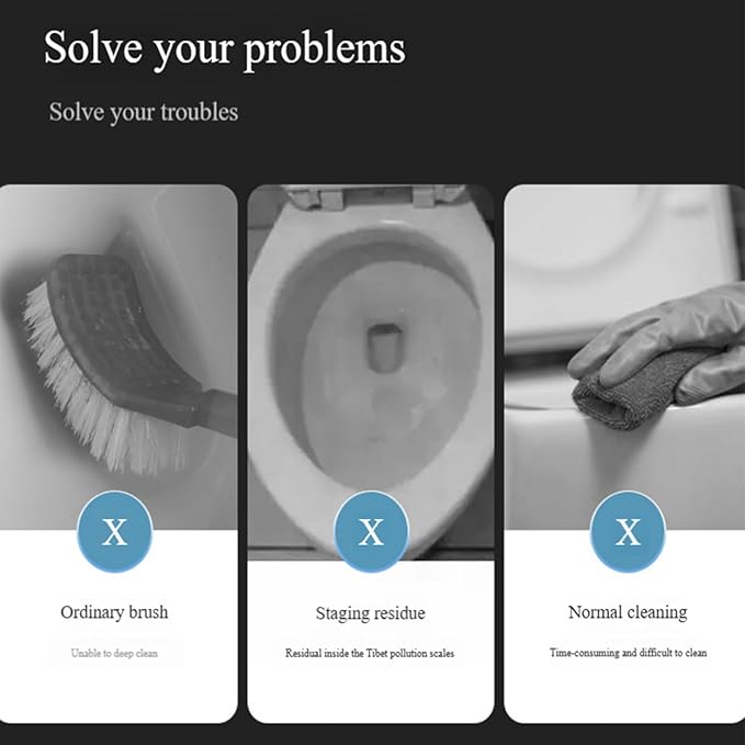 2025 New Modern Flexible Silicone Toilet Caspa for Home，Silicone Toilet Bowl Brush & Holder Set, Wall Mounted Cleaning Kit with Dispenser, Flexible & Hygienic Bathroom Scrubber for Home (#A+C)