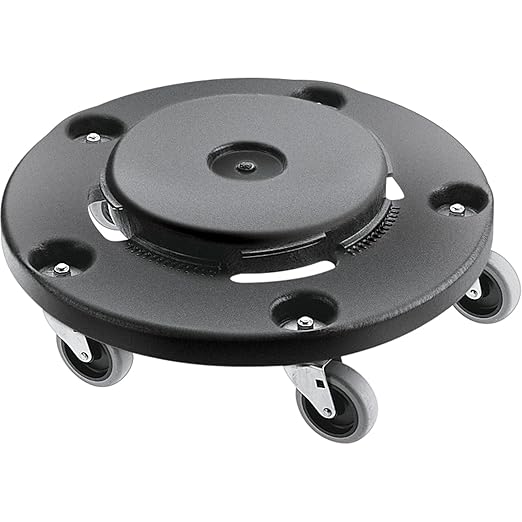 RILIDRI Replcament Casters for Brute Trash Bin Dolly Set of 5, 3-Inch Trash Can Dolly Replacement Wheels - 375LBs per Set