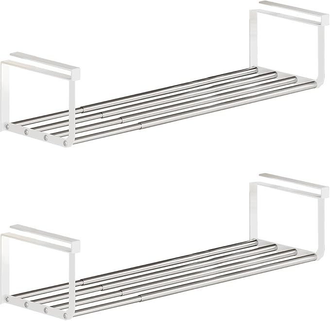 Expandable Shoe Rack Organizer, Stainless,2Pcs