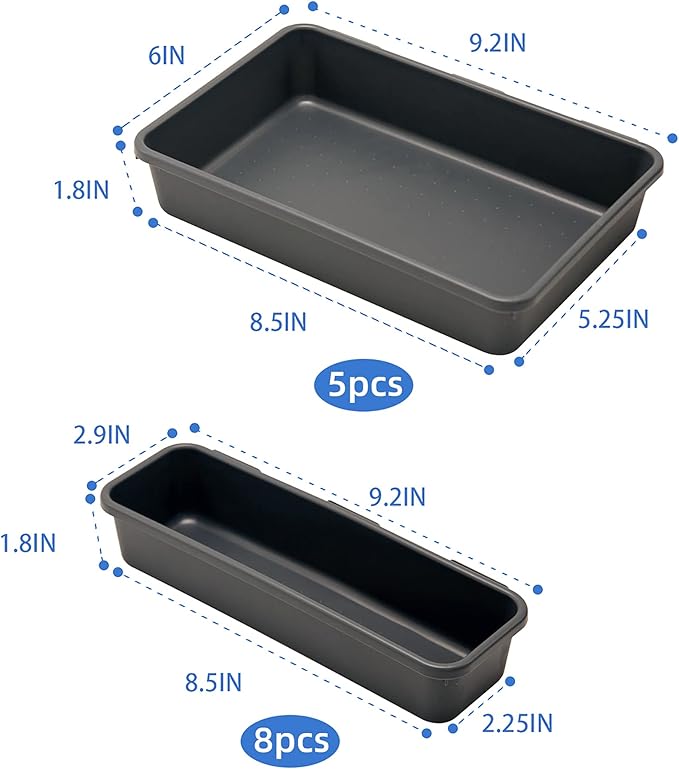 Office Drawer Organizers Bins Junk Drawer Organizers Tray Storage Dividers