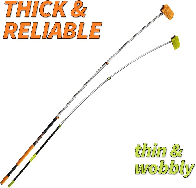 14ft House Cleaning Brush Set - Vinyl Siding, Window Cleaning