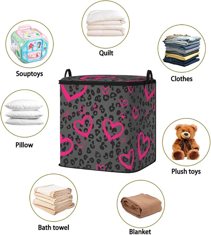 2pcs closet organizers and storage under bed,clothing blanket sweater sheet bedding comforter duvet quilt pillow toy storage bags with lids