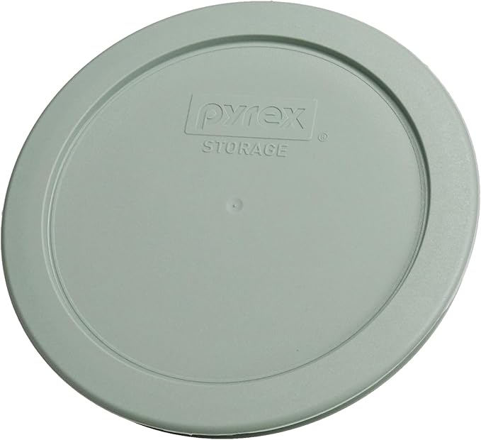 Pyrex Food Storage Plastic Replacement Lid Set (White Mint, Rosewater Pink, Tranquil Green, Tarragon Green)