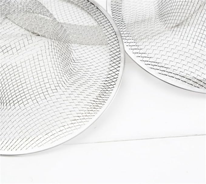 8PCS Heavy Duty Stainless Steel Sink Strainer,Sink Basket Set, Fits Most Kitchen Sinks, Bathroom Sinks,Shower Drains，2 pc 4.33''，3.54''，2.75''，2.12''