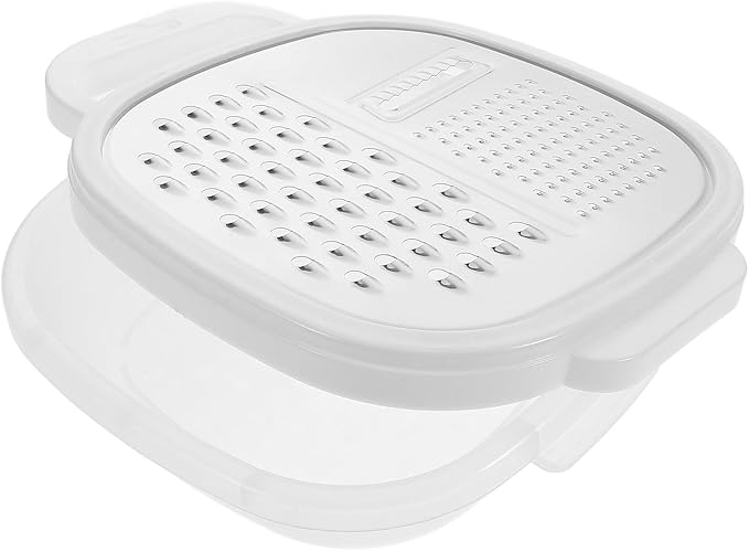 ABOOFAN Vegetable Grater and Slicer 9.84X7.59X3.93In Stainless Steel Kitchen Cutter Shredder for Cheese Fruits and Vegetables with Anti-Slip Design