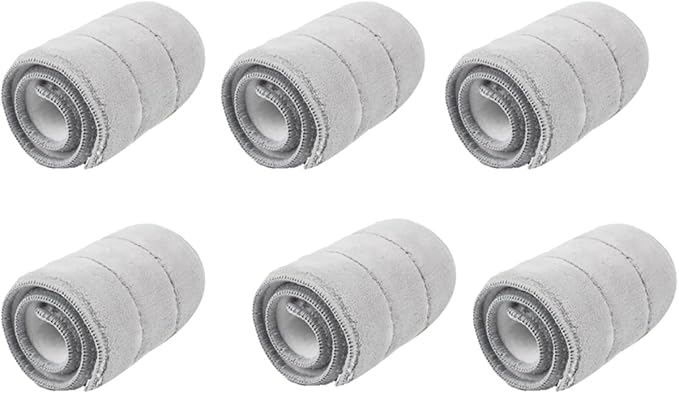 Mop Pads Replacement, 6 Pack mop Head Replacement Washable Microfiber Pads (XF-Padsx6)