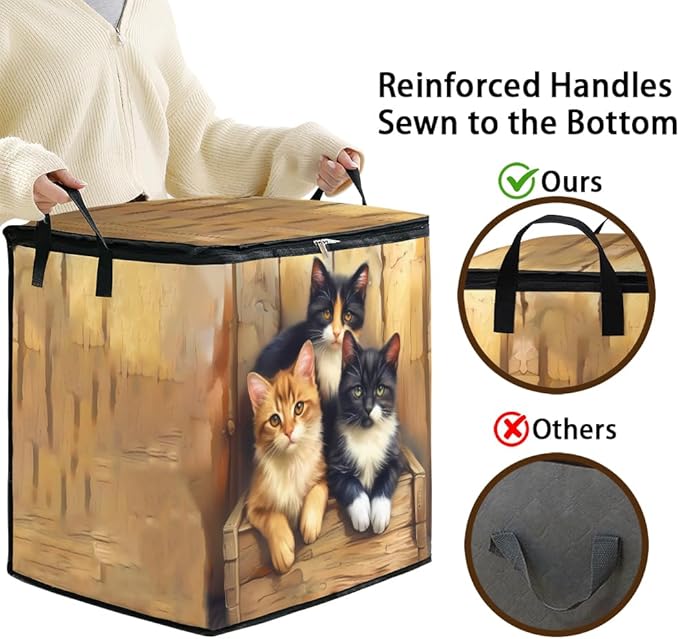 2pcs closet organizers and storage under bed,clothing blanket sweater sheet bedding comforter duvet quilt pillow toy storage bags with lids