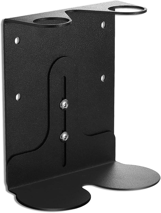 Wall Mount Soap Dispenser Holder with Adjustable Tray, 304 Stainless Steel Rustproof Shower Dispenser Holder for Refillable Bottles (Double)