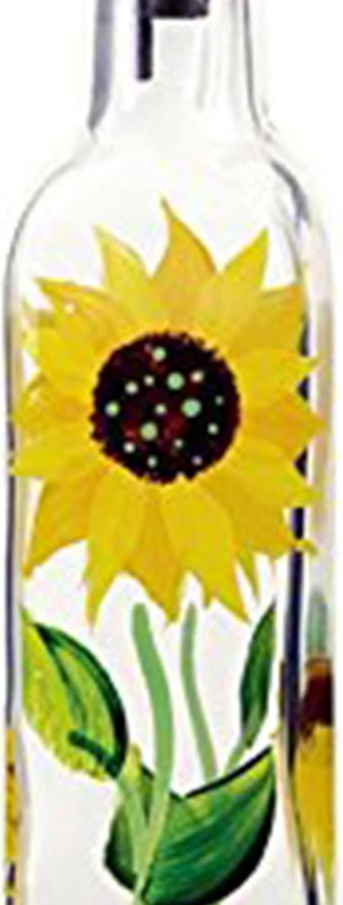 Grant Howard Glass Sunflower Oil & Vinegar Bottle