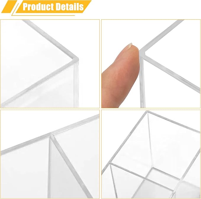 Clear Acrylic Makeup Brush Organizer