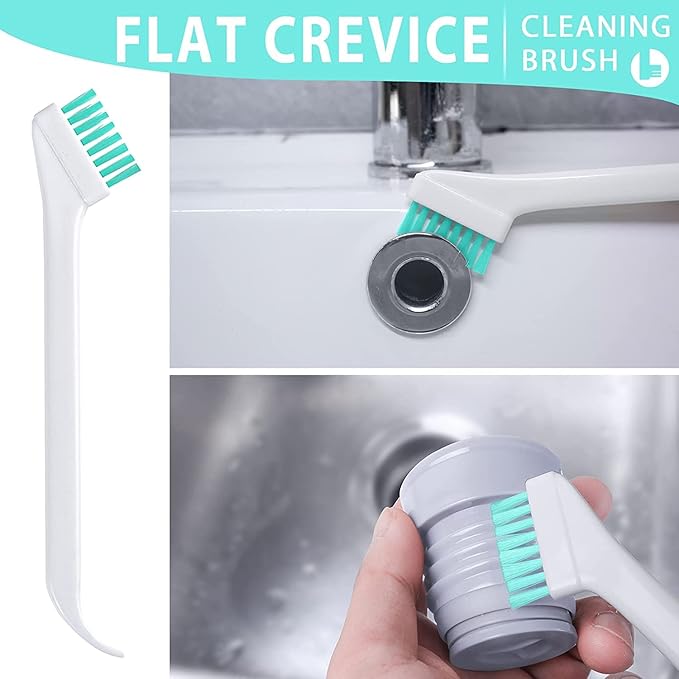 Lumkew Small Cleaning Brushes for Small Spaces, Tiny Household Cleaning Supplies Tools