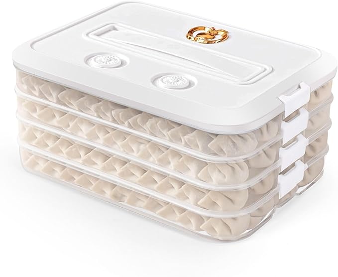 Food Storage Containers with Lids, White