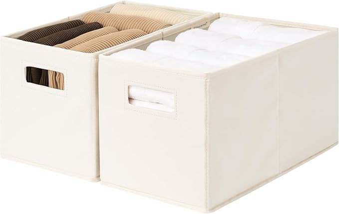 Fabric Storage Baskets for Shelves, Closet Organizers and Storage Bins