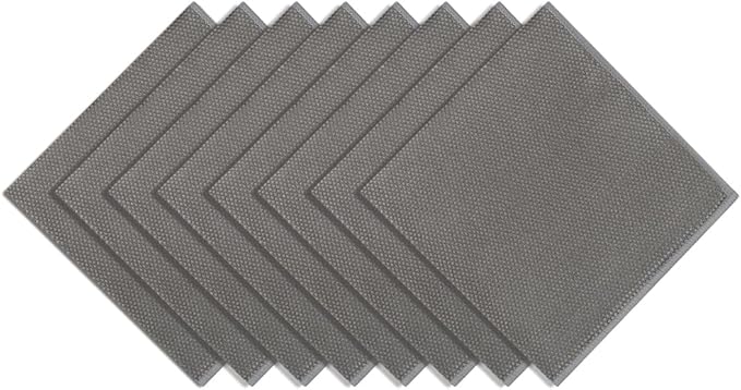 KinHwa Microfiber Glass Cleaning ClothsWindow Cleaning Cloth Lint free Scratch Free Polishing Cloths for Dishes Eyeglasses Car Stainless Steel Appliances Mirrors Screens 16In x 16In Gray 8Pack