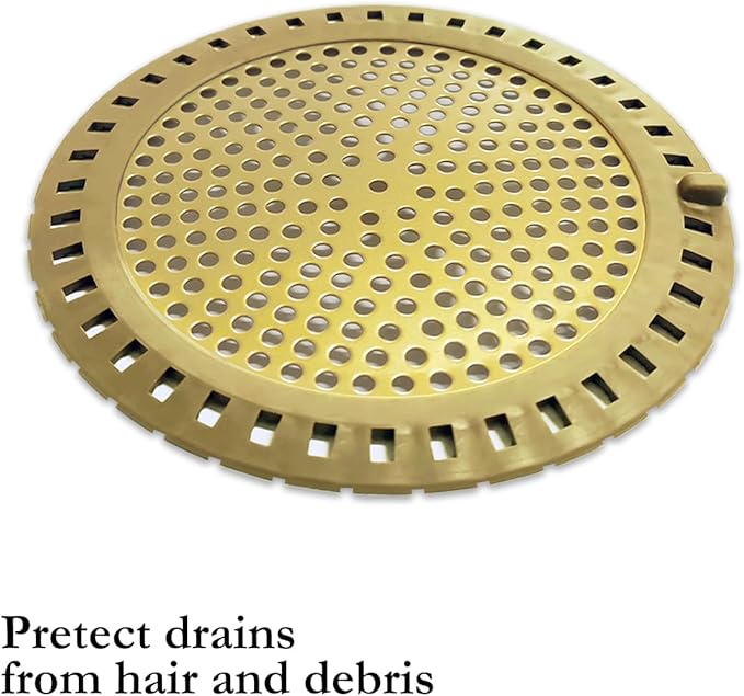 Huntonry Hair Drain Catcher, Shower Drain Hair Catcher, Shower Drain Strainer, Bathtub Drain Cover, Tub Drain Hair Catcher, Bathroom Sink Strainer